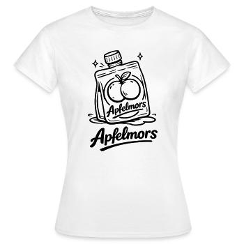 Apfel Mors Popo  - Frauen T-Shirt - Weiß - Vorne - AI Model Female 172 dark (172cm)