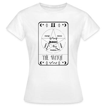 The Witch - Women's T-Shirt - white - Front - AI Model Female 172 dark (172cm)