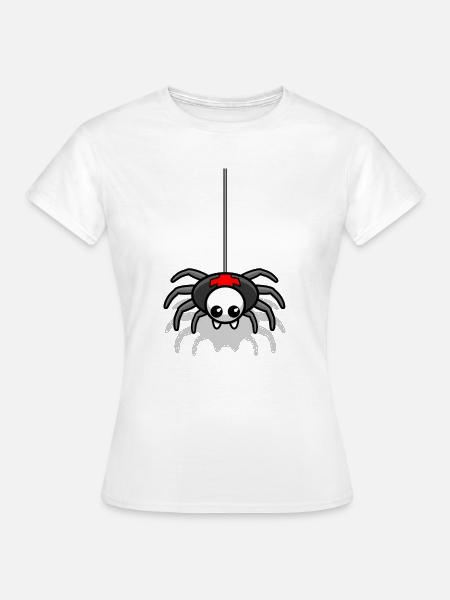 Araignée d'horreur horreur monstre - T-shirt Femme - blanc