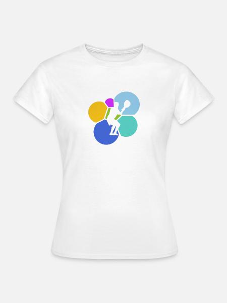 Lacrosse Intercrosse Crosse - Frauen T-Shirt - Weiß