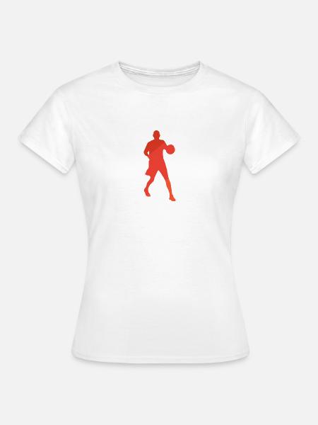 Basketball Dunk Hooping - Frauen T-Shirt - Weiß