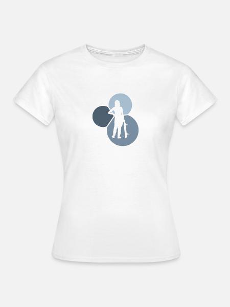Skater Skateboarding - Frauen T-Shirt - Weiß