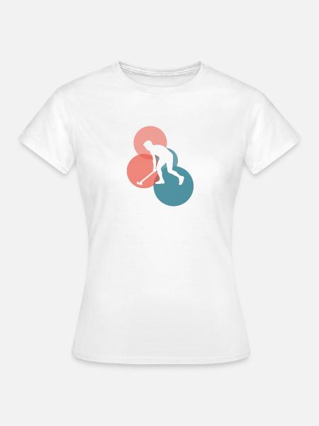 Stick Fieldhockey - Frauen T-Shirt - Weiß