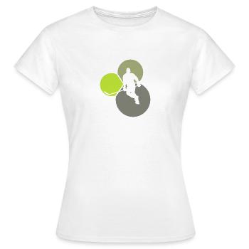 Puck Bodycheck - Frauen T-Shirt - Weiß - Vorne - AI Model Female 172 dark (172cm)