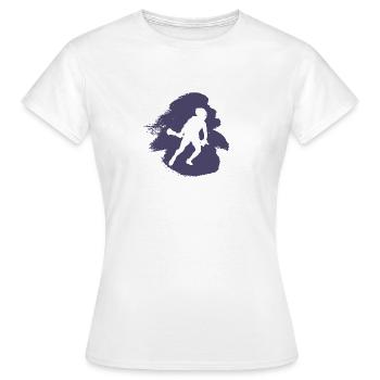 Lacrosse Lacrosse Intercrosse - Frauen T-Shirt - Weiß - Vorne - AI Model Female 172 dark (172cm)