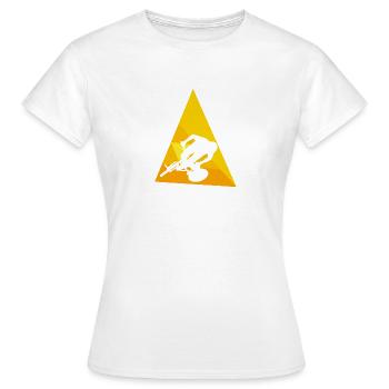 Mountainbiking Trail MTB - Frauen T-Shirt - Weiß - Vorne - AI Model Female 172 dark (172cm)