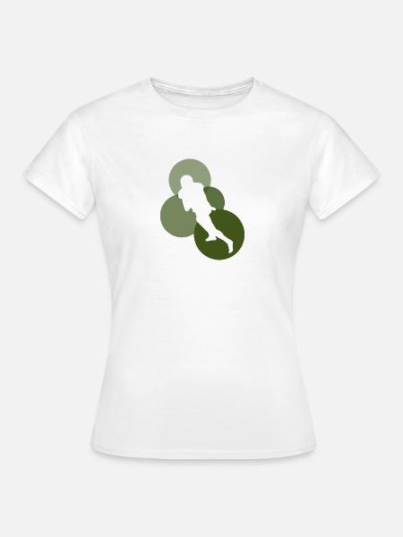 Quarterback Touchdown - Frauen T-Shirt - Weiß
