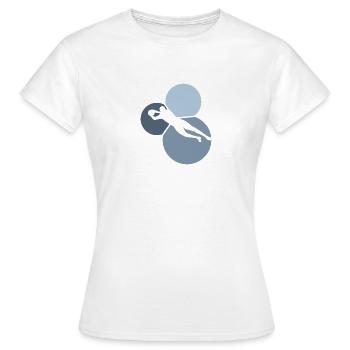 Soccer Striker - Frauen T-Shirt - Weiß - Vorne - AI Model Female 172 dark (172cm)