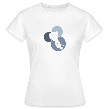 Hockey Hockey - T-shirt Femme - blanc - Devant - AI Model Female 172 dark (172cm)