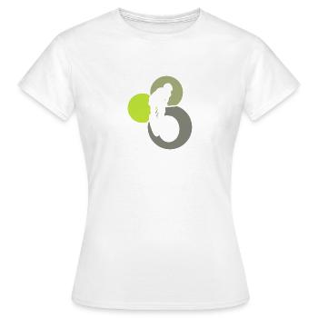MTB Trail - Frauen T-Shirt - Weiß - Vorne - AI Model Female 172 dark (172cm)