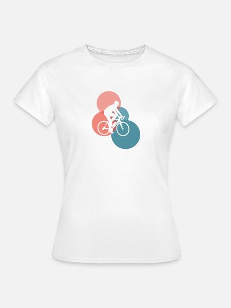 Cyclist Bicycle - Frauen T-Shirt - Weiß