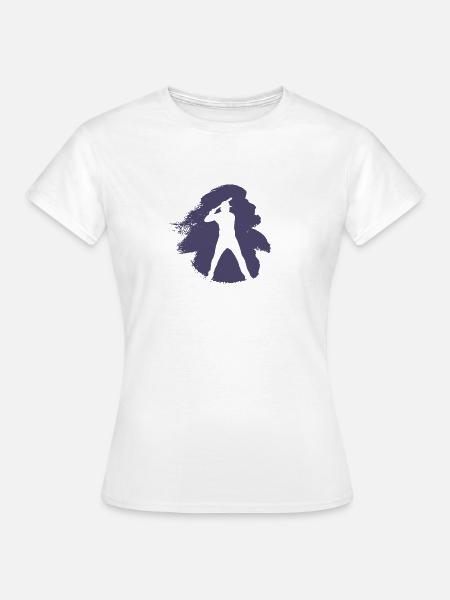 Baseball Baseballer Baseballer - Frauen T-Shirt - Weiß