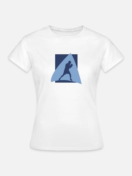 Boxkampf Uppercut - Frauen T-Shirt - Weiß