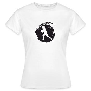 Quarterback de football américain Football américain - T-shirt Femme - blanc - Devant - AI Model Female 172 dark (172cm)