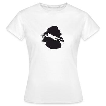Joueur de football Joueur de football - T-shirt Femme - blanc - Devant - AI Model Female 172 dark (172cm)