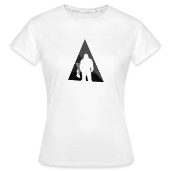 Bigfoot Lochness Big foot - Frauen T-Shirt - Weiß - Vorne - AI Model Female 172 dark (172cm)