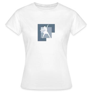 Ballet Opéra Ballet Danseur de ballet - T-shirt Femme - blanc - Devant - AI Model Female 172 dark (172cm)