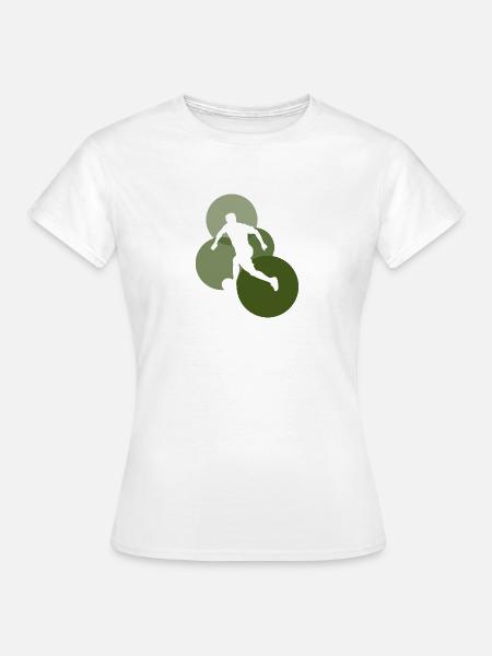 Beachball Strand Fußball - Frauen T-Shirt - Weiß