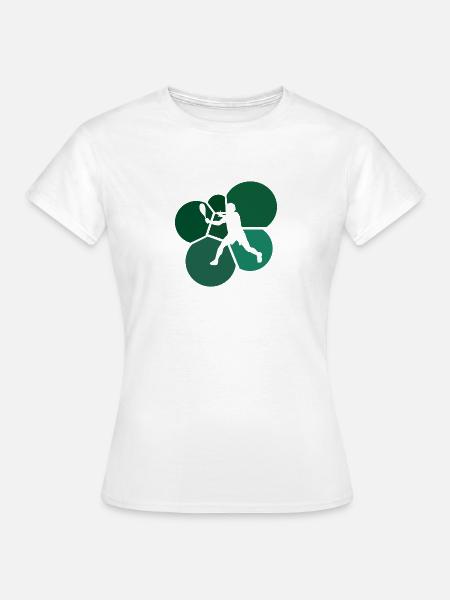 Squashschläger Schläger Schläger - Frauen T-Shirt - Weiß
