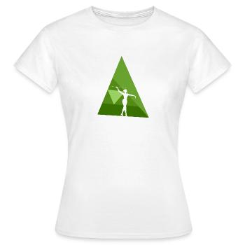 Baton Twirling Baton Twirling Stabdrehen - Frauen T-Shirt - Weiß - Vorne - AI Model Female 172 dark (172cm)