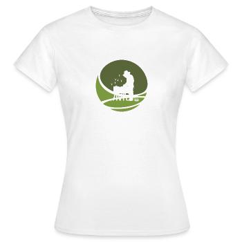 Abeille apiculteur nid d’abeille - T-shirt Femme - blanc - Devant - AI Model Female 172 dark (172cm)