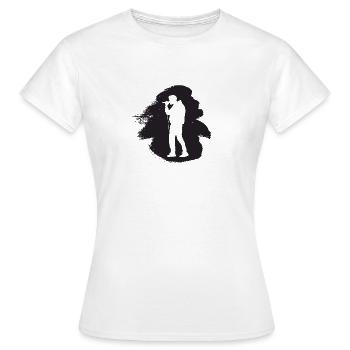 Djing Beatboxer Beatbox - Frauen T-Shirt - Weiß - Vorne - AI Model Female 172 dark (172cm)