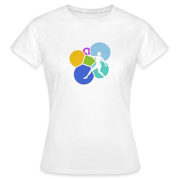 Tennis de plage Ballon de plage de tennis de plage - T-shirt Femme - blanc - Devant - AI Model Female 172 dark (172cm)