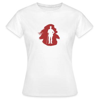 Boule de billard Joueur de billard Boule de billard - T-shirt Femme - blanc - Devant - AI Model Female 172 dark (172cm)