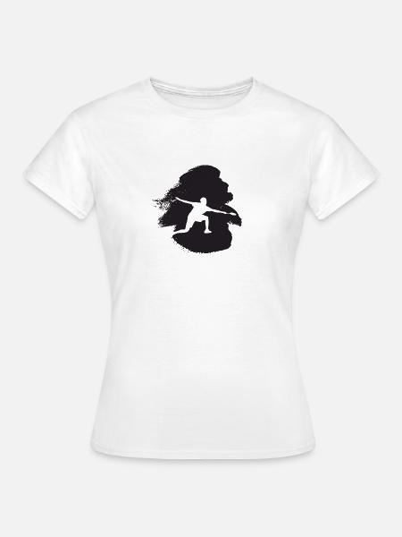 Badminton Drop Badminton - Frauen T-Shirt - Weiß