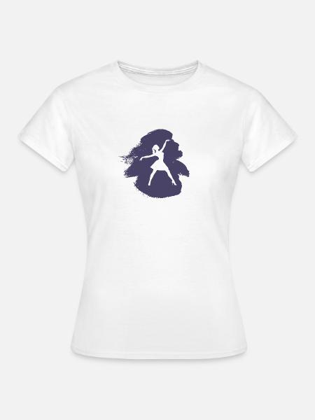 Ballerina Oper Balletttänzerin - Frauen T-Shirt - Weiß