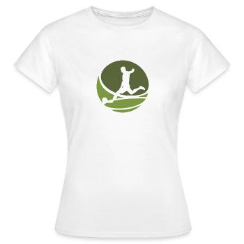 Joueur de football Football Football - T-shirt Femme - blanc - Devant - AI Model Female 172 dark (172cm)