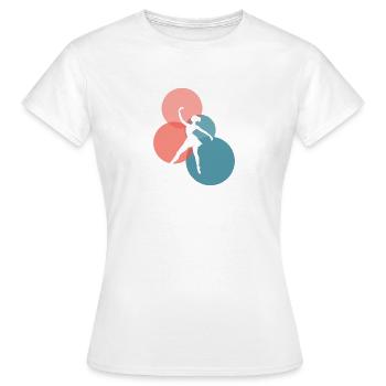 Ballerina Ballett Oper - Frauen T-Shirt - Weiß - Vorne - AI Model Female 172 dark (172cm)