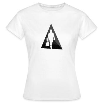 Banquier Banque Homme d’affaires - T-shirt Femme - blanc - Devant - AI Model Female 172 dark (172cm)