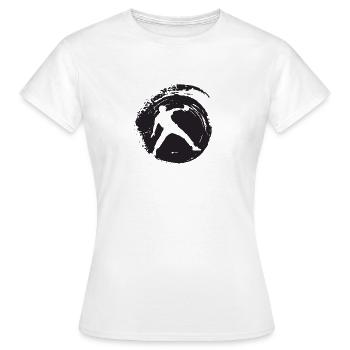 Balle de tennis de table Raquette de tennis de table Tennis de table - T-shirt Femme - blanc - Devant - AI Model Female 172 dark (172cm)