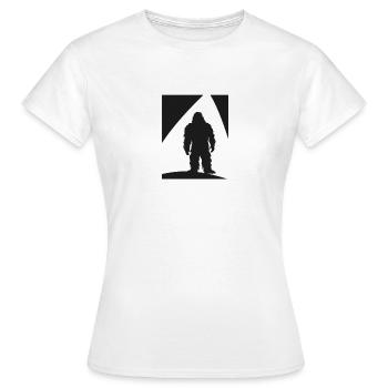 Yeti Big foot Bigfoot Big foot - Frauen T-Shirt - Weiß - Vorne - AI Model Female 172 dark (172cm)