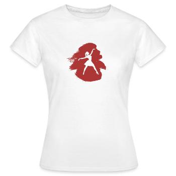 Ballerina Oper Ballerina - Frauen T-Shirt - Weiß - Vorne - AI Model Female 172 dark (172cm)
