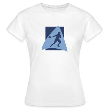 Raquette Squash Squash Joueur de squash - T-shirt Femme - blanc - Devant - AI Model Female 172 dark (172cm)