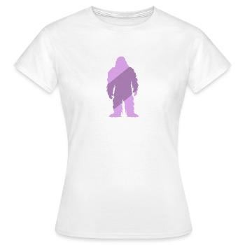 Lochness Grand pied Lochness - T-shirt Femme - blanc - Devant - AI Model Female 172 dark (172cm)