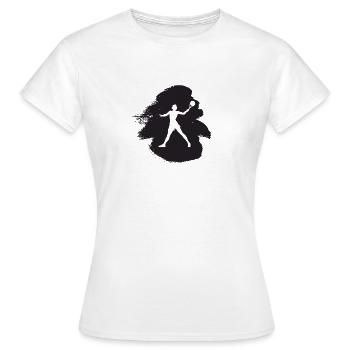 Beachball Beach Tennis Strandtennis - T-shirt Femme - blanc - Devant - AI Model Female 172 dark (172cm)