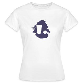Partymonster Beerpong Partymonster - Frauen T-Shirt - Weiß - Vorne - AI Model Female 172 dark (172cm)