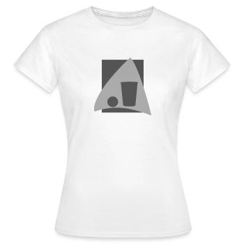 Partymonster Partymonster Bierflasche - Frauen T-Shirt - Weiß - Vorne - AI Model Female 172 dark (172cm)
