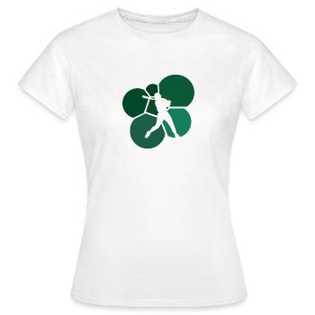 Softball Player Softball Player Softball Player - Women's T-Shirt - white - Front - AI Model Female 172 dark (172cm)