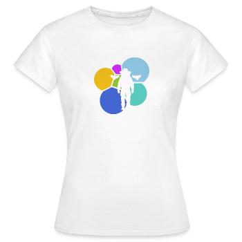 Bienen Bienen Wabe - Frauen T-Shirt - Weiß - Vorne - AI Model Female 172 dark (172cm)