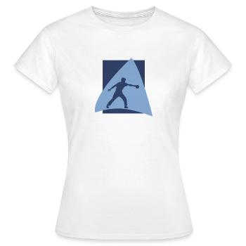 Tischtennisball Table Tennis Table Tennis - Frauen T-Shirt - Weiß - Vorne - AI Model Female 172 dark (172cm)