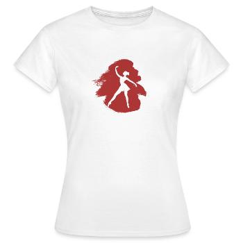 Ballet Dancer Ballet Ballet - Women's T-Shirt - white - Front - AI Model Female 172 dark (172cm)