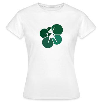 Danseuse de ballet Ballerine Danseuse de ballet - T-shirt Femme - blanc - Devant - AI Model Female 172 dark (172cm)