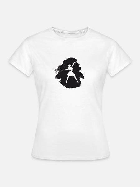 Ballerina Oper Oper - Frauen T-Shirt - Weiß