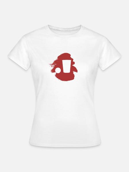 Party Bierflasche Partymonster - Frauen T-Shirt - Weiß