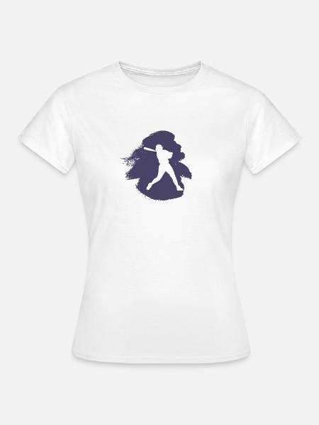 Baseball Softball Softball Spieler - Frauen T-Shirt - Weiß