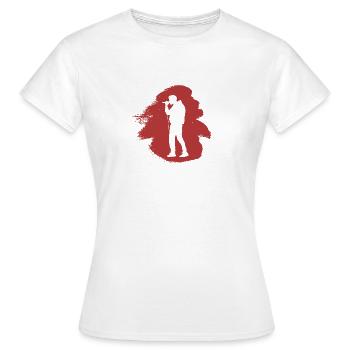 Djing Beatboxing Streetmind - T-shirt Femme - blanc - Devant - AI Model Female 172 dark (172cm)